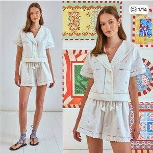 Hunter bell fern shorts size 4